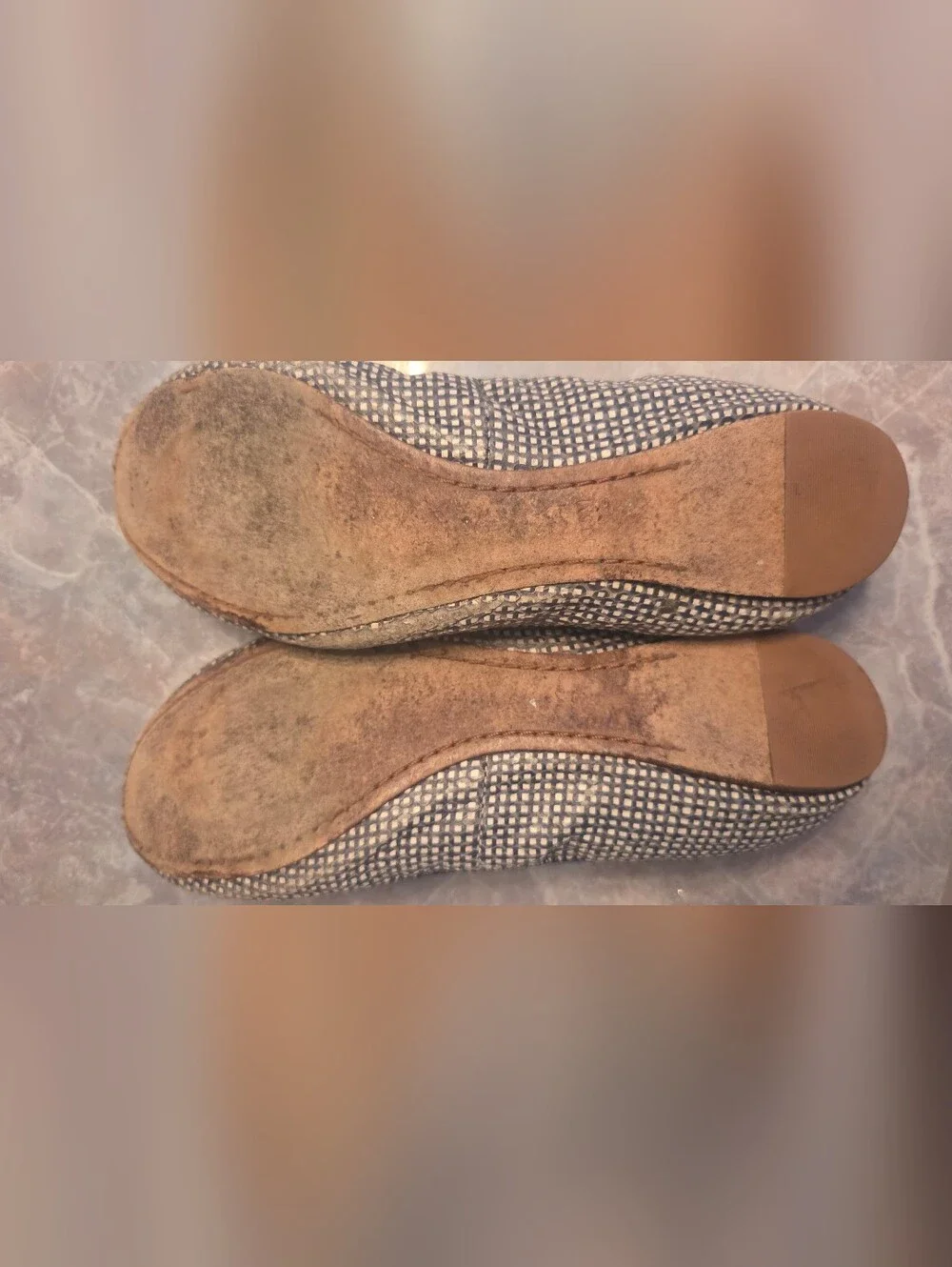 Tory Burch Black & White Ballet Flats